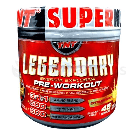 Legendary Pre Work Out Energia TNT