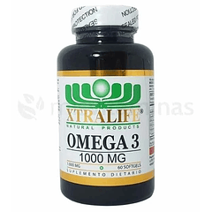 Omega 3 1000 mg 60 Softgels Xtralife