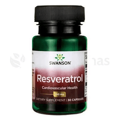 Resveratrol 100 mg Swanson 30 Cápsulas 