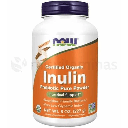 Inulina Organica Soporte Intestinal Now Foods