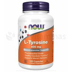 L Tyrosine 500 mg 120 Cápsulas
