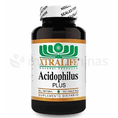 Acidophilus Plus Probióticos 100 Tab Xtralife