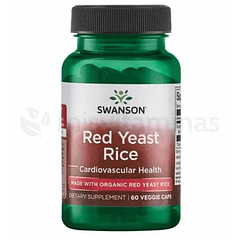 Red Yeast Rice Swanson 600 mg 60 Cápsulas