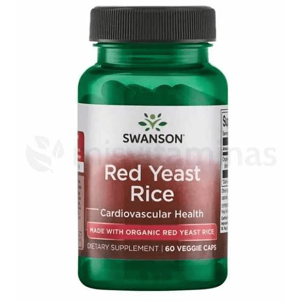 Red Yeast Rice Swanson 600 mg 60 Cápsulas