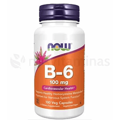 B6 100 mg Cadiovascular Health Now 