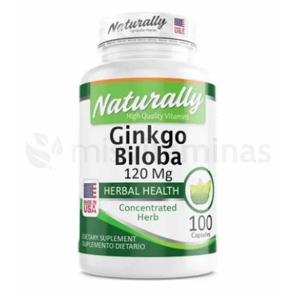 Ginkgo Biloba 120 mg 100 Cápsulas