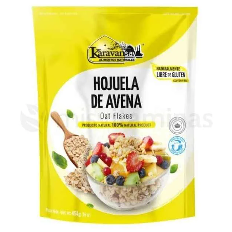 Hojuela de Avena Karavansay Libre de Gluten 454 gramos 1