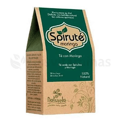 Spiruté Moringa Té 30 Tisanas Naturela 