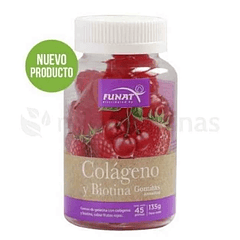 Colageno y Biotina en Gomitas Funat 45 Gomas
