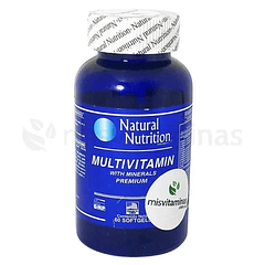  Multivitamin With Minerals 60 Softgels Natural Nutrition 