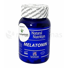 Melatonina 3 mg 60 Cápsulas Natural Nutrition 