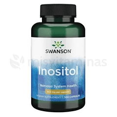 Inositol 650 mg Swanson 100 Cápsulas