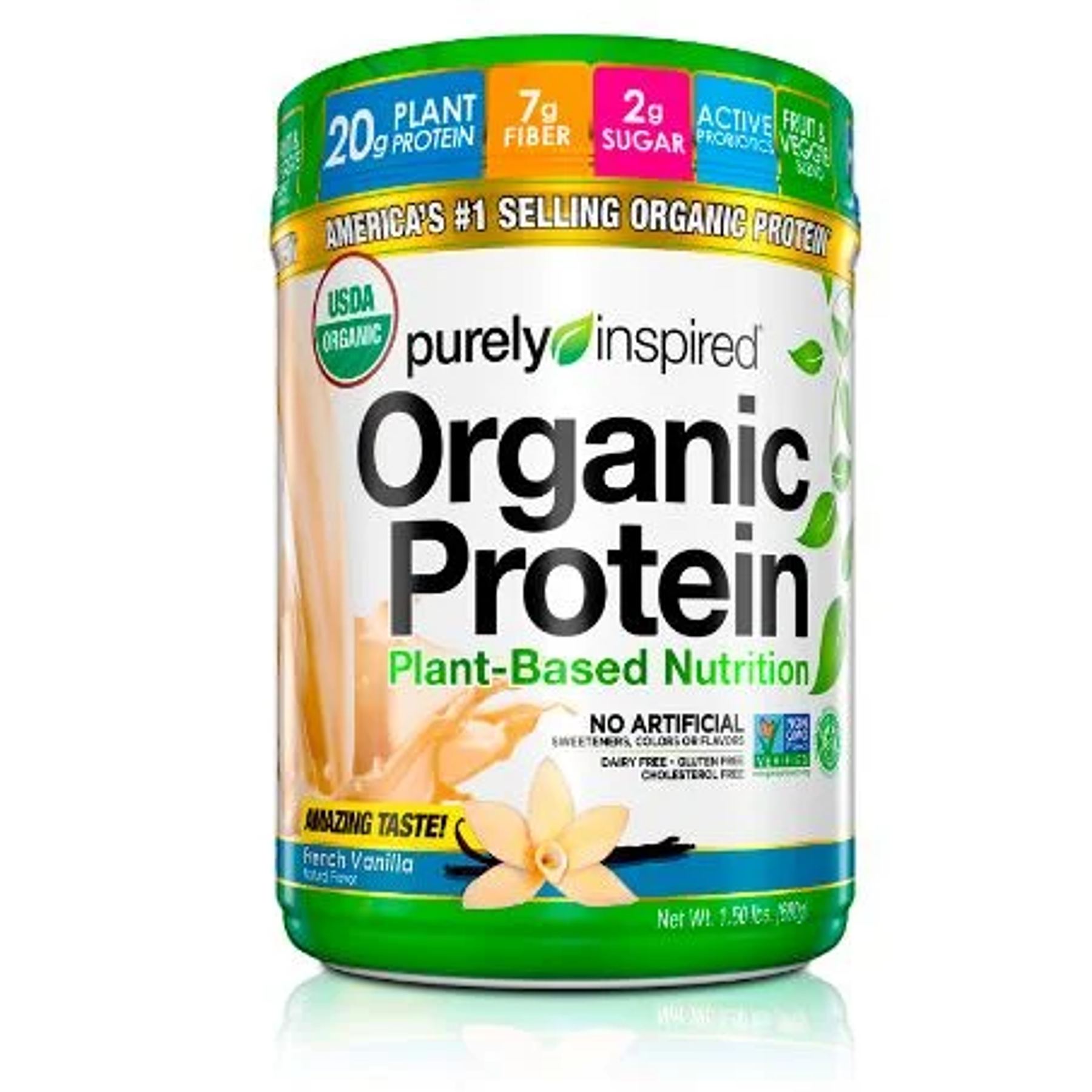 Organic Protein 1.5 Libras Purely Inspired