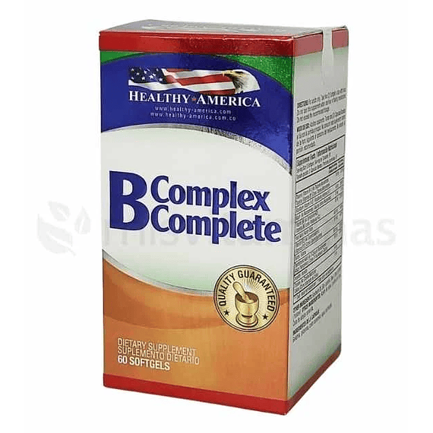 B Complex Complete 60 Softgels Healthy America 1