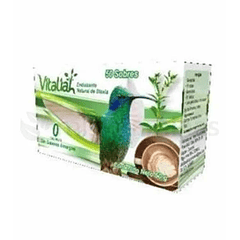 Endulzante Natural de Stevia Vitaliah 50 sobres 