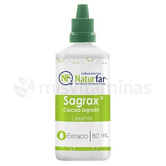 Sagrax Cascara Sagrada 60 ml Naturfar Gotas