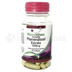 Silimarina Mariendistel 1000 mg Bioacktives 60 Softgels 