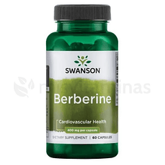 Berberine 400 mg Swanson 60 Cápsulas