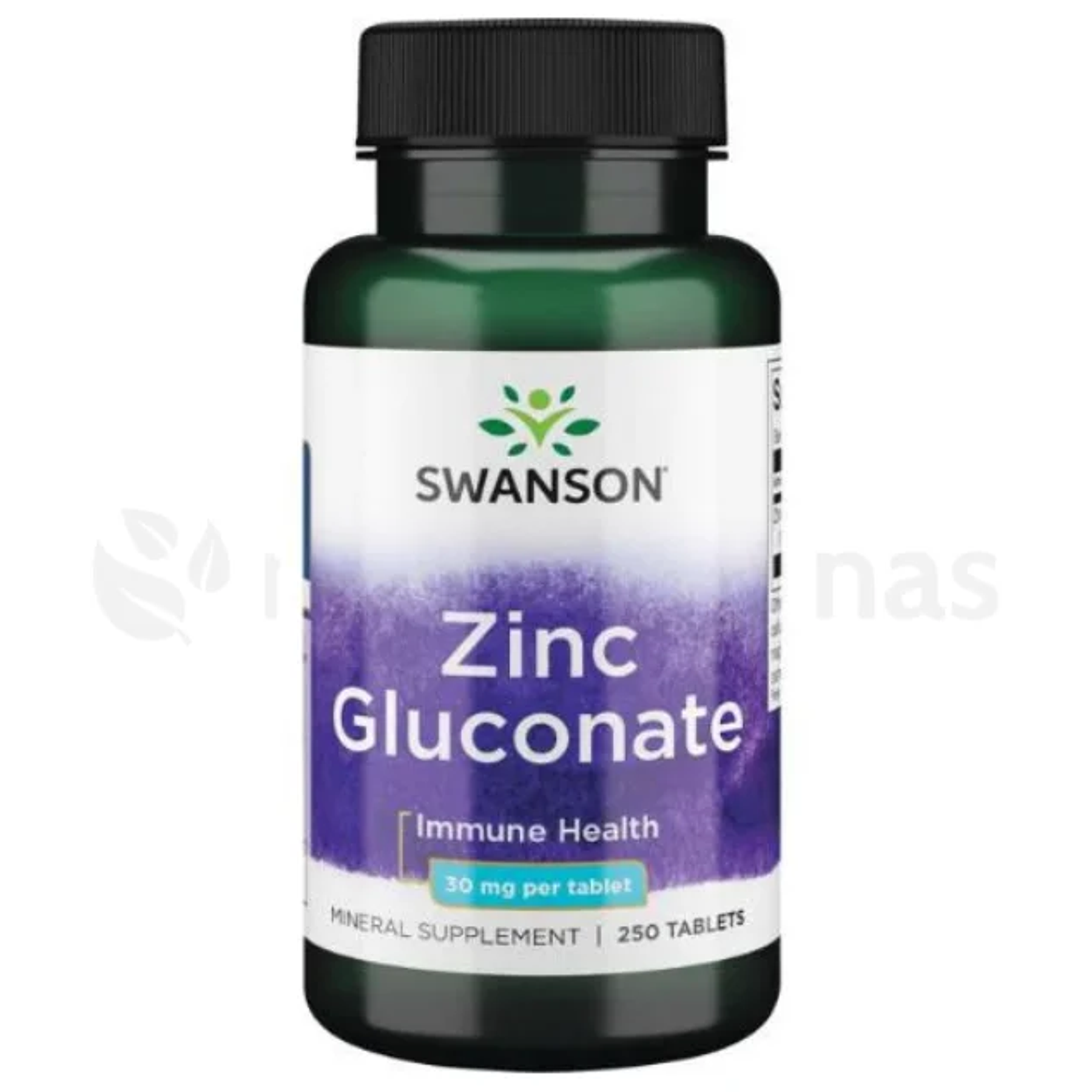 Zinc Gluconate 30 mg Swanson 250 tabletas 