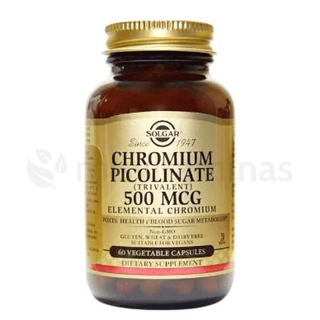 Chromium Picolinate 500 mcg 60 Capsulas