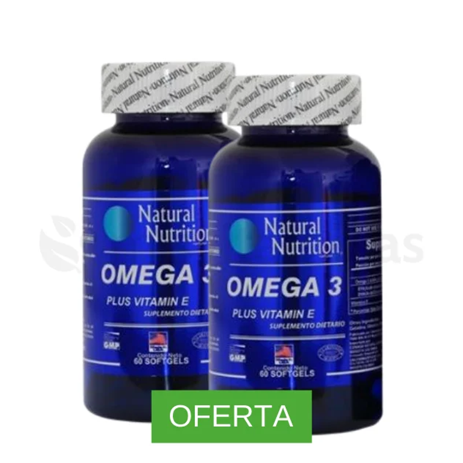 Oferta 2 Omega 3 Natural Nutrition 120 Softgels