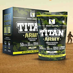 Titan Army 2 Libras Mass Gainer Vitanas Vainilla