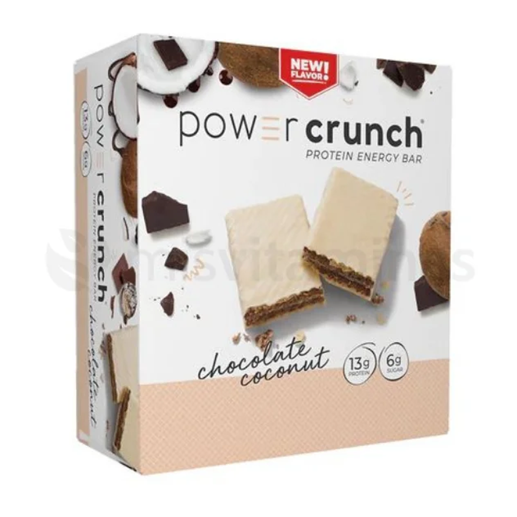 Power Crunch Caja de 12 Chocolate Coconut 
