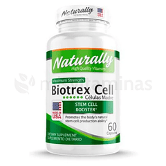 Biotrex Cell Celulas Madre 60 Capsulas Naturally 