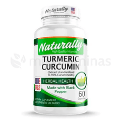 Turmeric Curcumin 60 Capsulas Naturally
