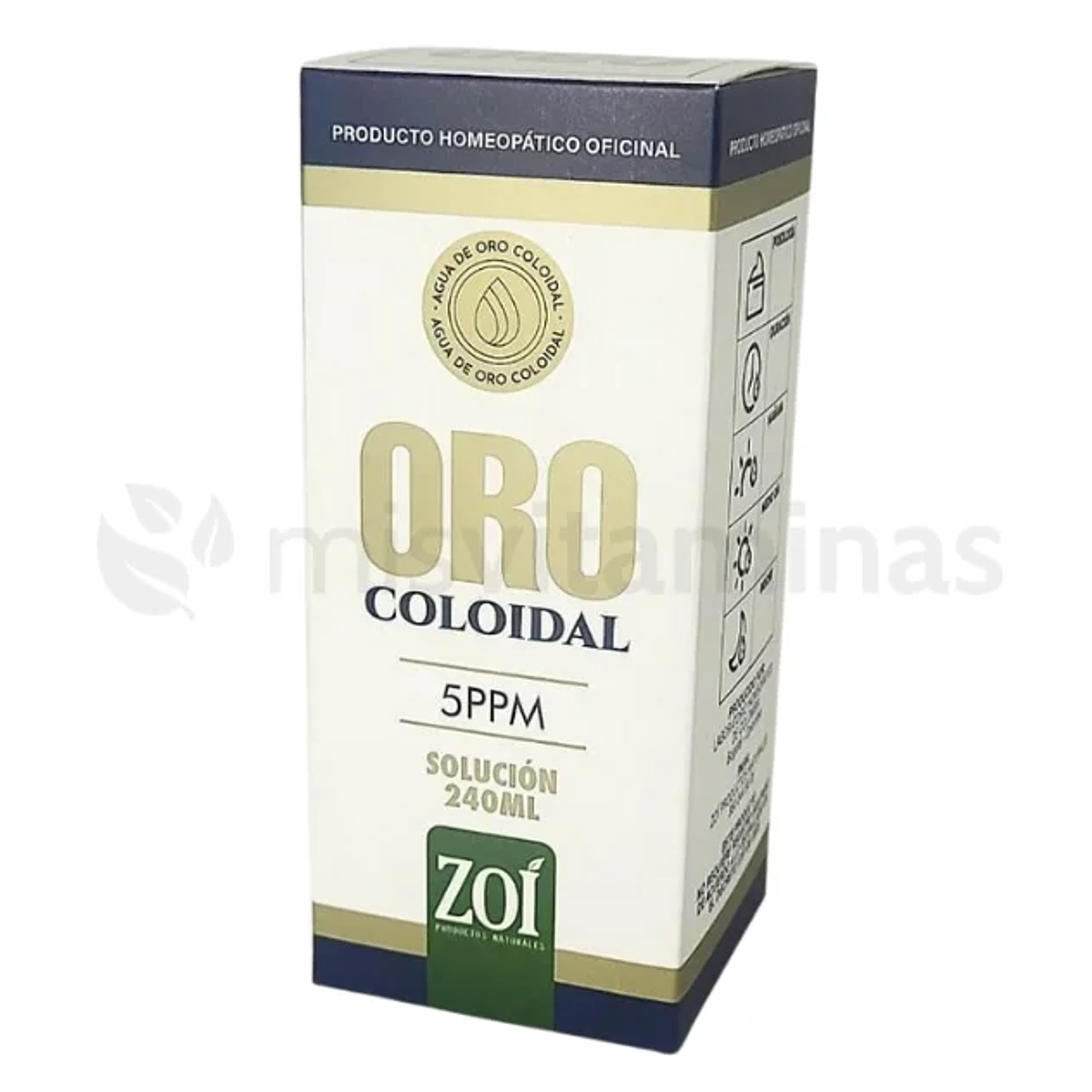Oro Coloidal 5ppm Solución Oral Zoí