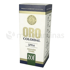 Oro Coloidal 5ppm Solución Oral 240 ml Zoí