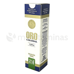 Oro Coloidal 10 ppm Solución Oral 30 ml Zoí