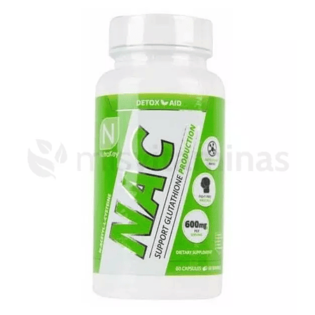 NAC 60 Capsulas 600 mg  Nutrakey 