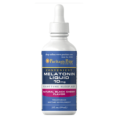 Melatonina 10 mg Líquida 59 ml Puritan's Pride 