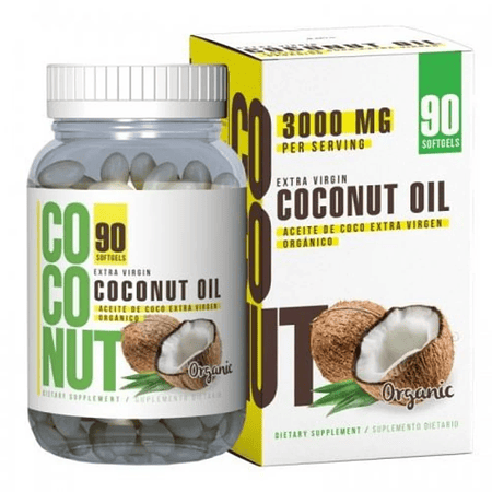 Coconut Oil 3000 mg 90 Softgels Healthy America
