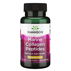 Marine Collagen Peptides 60 Cápsulas Swanson
