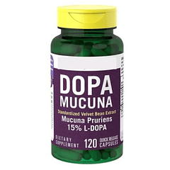 Dopa Mucuma  120 Cápsulas PipingRock