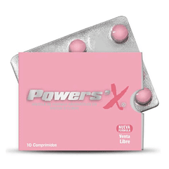 Powers'X Rosado Sachet 10 Tabletas 