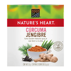 Té de Curcuma y Jengibre 10 sobres Nature´s Heart