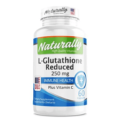 L Glutathione Reduced 250 mg 60 Cápsulas