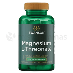 Magnesium L Threonate 90 Cápsulas Swanson 