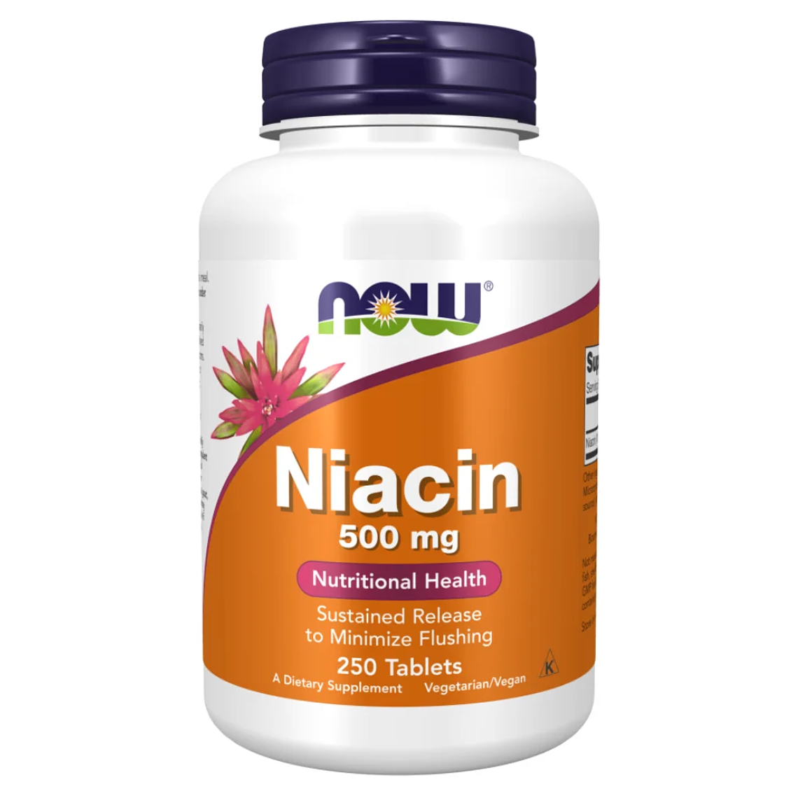 Niacin 500 mg 250 Tabletas Now  1