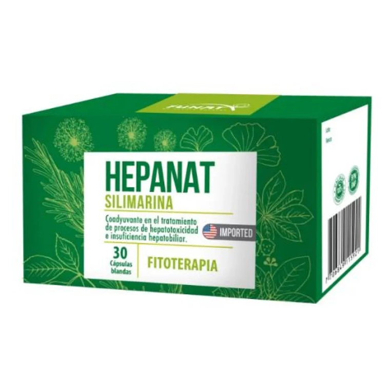 Hepanat Silimarina 30 Cápsulas Funat 1