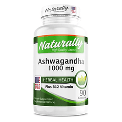 Ashwagandha 1000 mg Naturally 90 Cápsulas