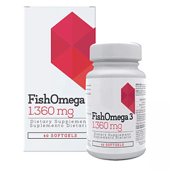 Fish Omega 3 1360 mg Healthy America 60 softgels