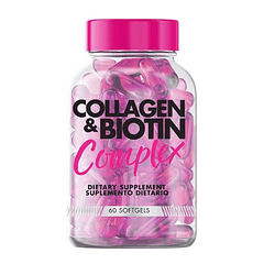 Colageno y Biotina Complex 60 softgels