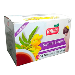 Té Badia Natural Herbs 25 sobres (1.3g) 
