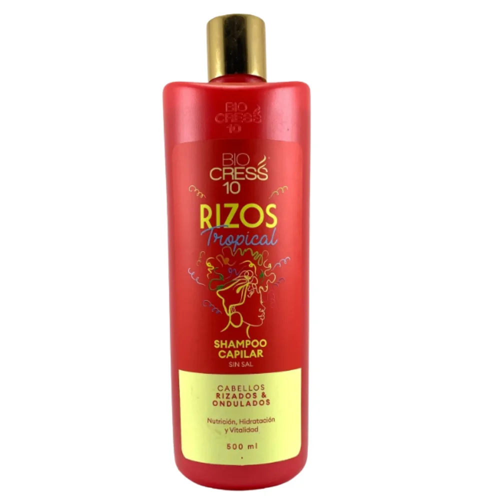 Shampoo Rizos Tropical Biocress 10 500 ml | Mis Vitaminas