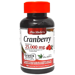 Cranberry 25.000 mg 60 Cápsulas Fito Medic´s