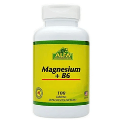 Magnesio mas B6 Alfa Vitamins 100 Tabletas